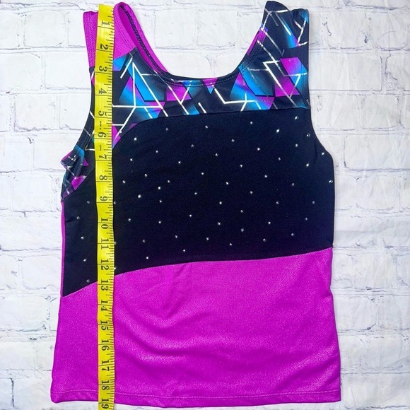 NWOT Girl’s Large (10/12) Danskin Freestyle Dance Gymnastic Tank Top - Picture 5 of 6